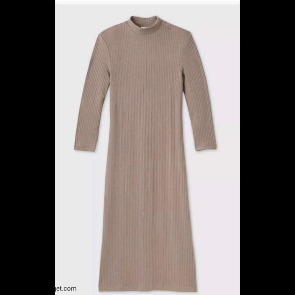 Ribbed Midi Dress